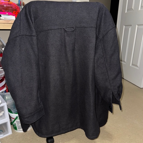 Kangol Gray Textured Jacket/Shacket - Picture 9 of 10